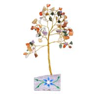 Indiase Edelstenen Boom - Gemengde Edelstenen - 80 Stenen