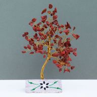 Indiase Edelstenen Boom - Rode Jaspis - 160 Stenen