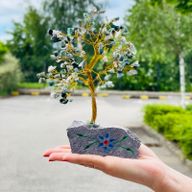 Indiase Edelstenen Boom - Moss Agaat - 160 Stenen