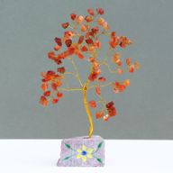 Indiase Edelstenen Boom - Carneool - 80 Stenen