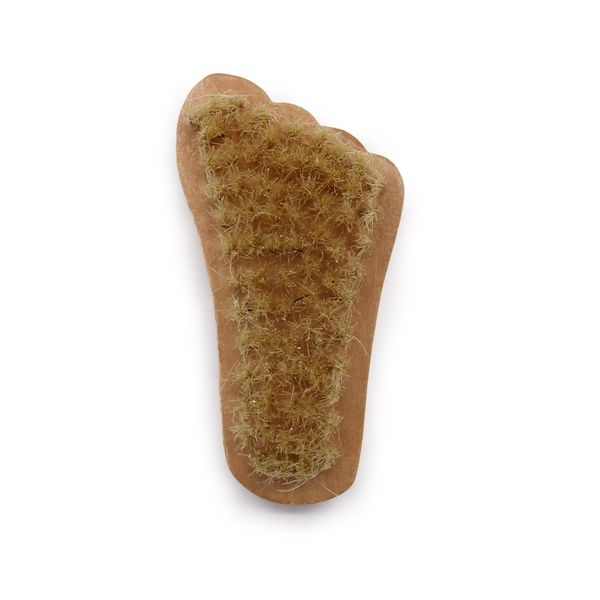 Mini Borstel in de voet vorm