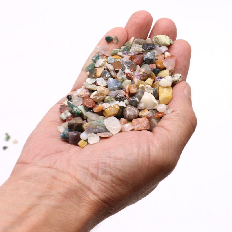 Gemengde Natuurlijke Edelsteen Kiezels - 1KG