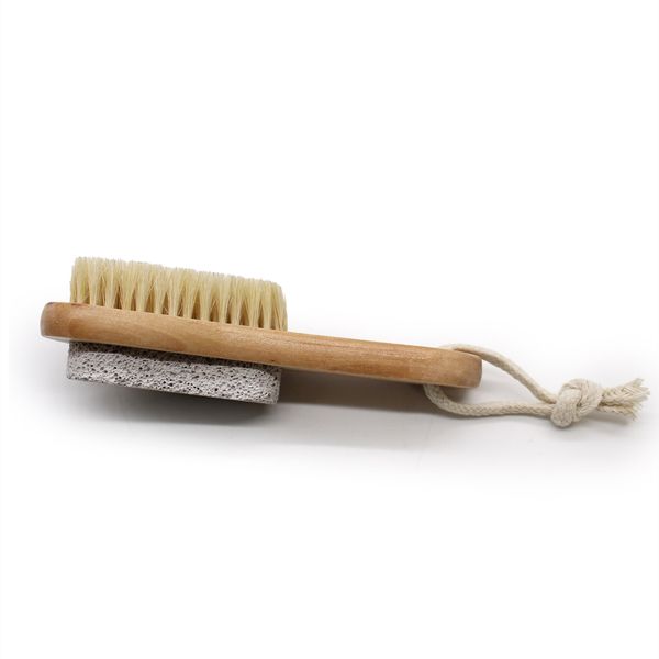 Borstel met Puimsteen