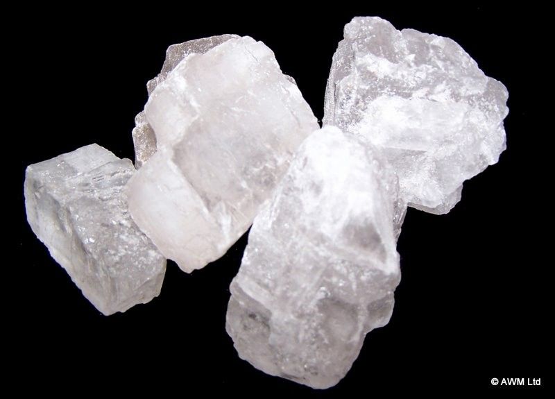 Zakje Witte Kristallen Brokken 1KG - Groot