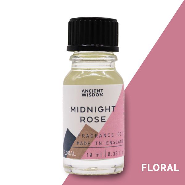 Huis Parfum/Geur Olie - 10ml - Middernacht Roos