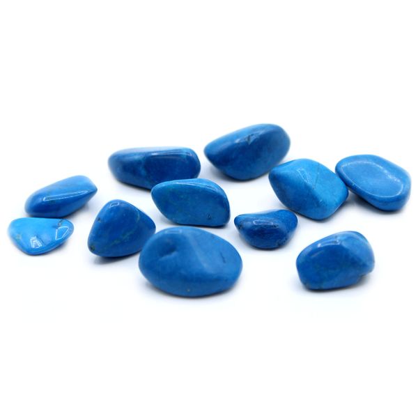 Gepolijste Tuimel Stenen - Large - Blauwe Howliet