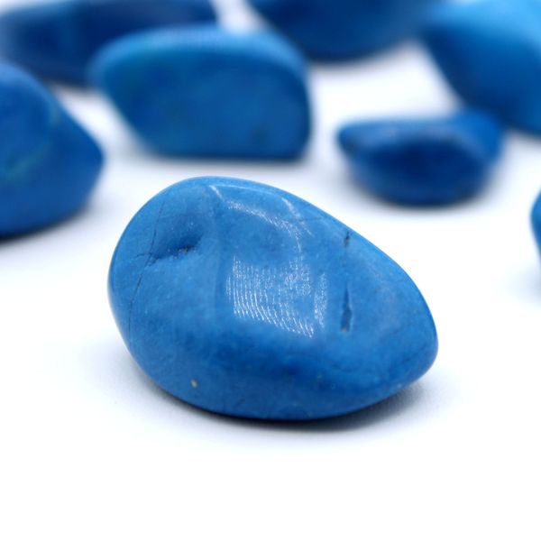 Gepolijste Tuimel Stenen - Large - Blauwe Howliet