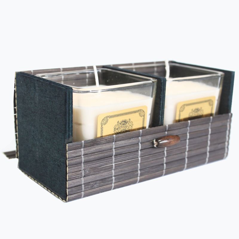 Bamboe Cadeaudoos - Twee Compartimenten