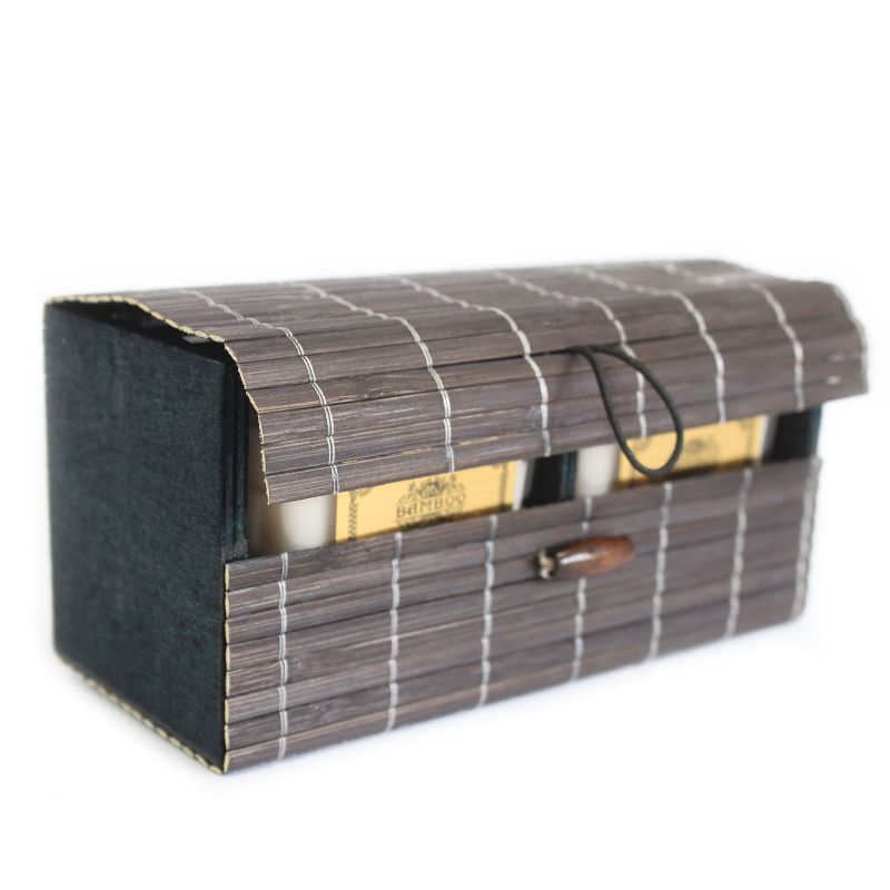 Bamboe Cadeaudoos - Twee Compartimenten