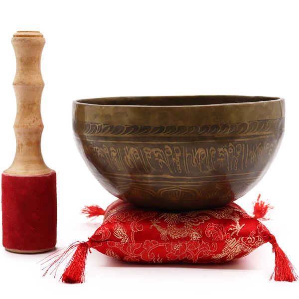 Messing Klankschaal - Gouden Tara - Speciale S'Bowl Set
