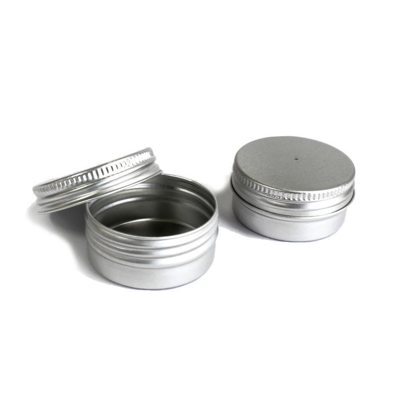 Aluminium Blikje met Schroefdeksel - 38x19mm - Inhoud 10ml