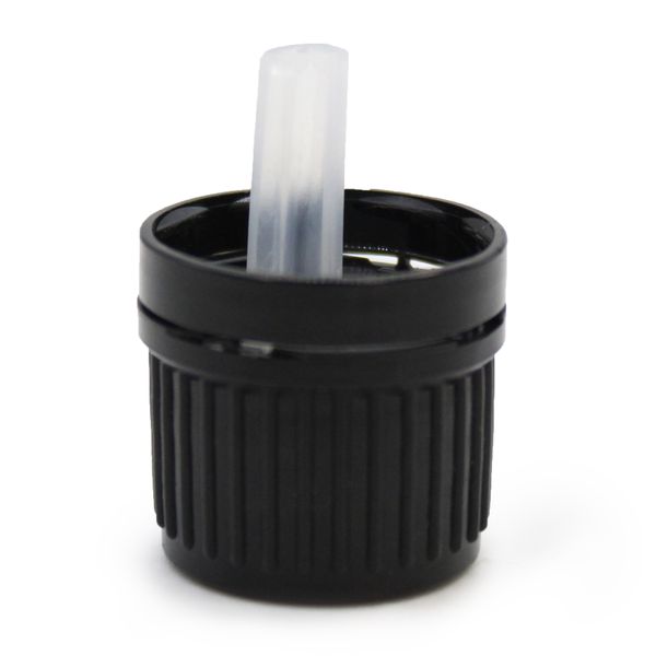 Verzegelbare doppen en druppelaars voor 10 ml, 50 ml en 100 ml flessen