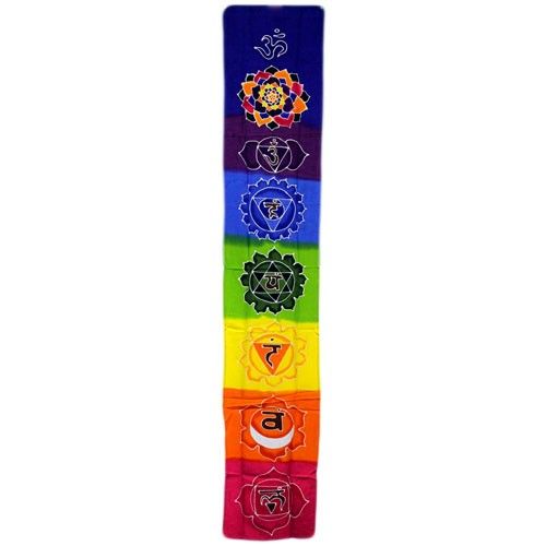 Chakra Banner - Regenboog - 183 x 35cm