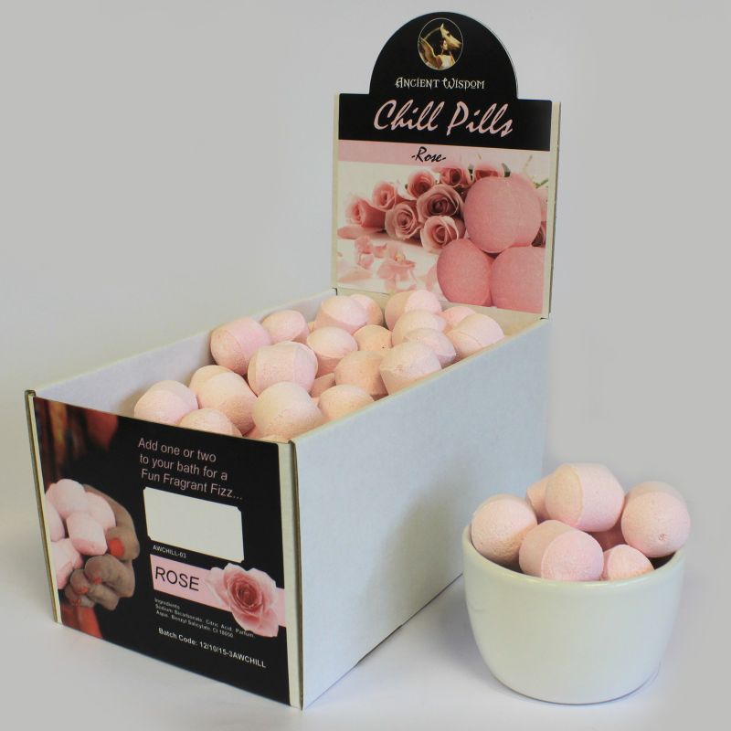 1.3Kg Doos Mini Bad Bom Pillen - Roos