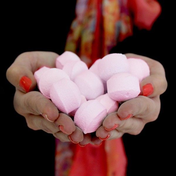 1.3Kg Doos Mini Bad Bom Pillen - Roos