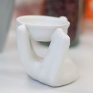 Helpende Hand Oliebrander - Wit