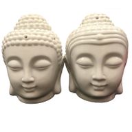 Boeddha Hoofd Olie Brander - Wit