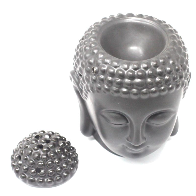 Boeddha Hoofd Olie Brander - Zwart