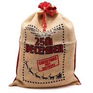 Jute Kerst Zak - 25th December