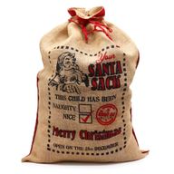 Jute Kerst Zak - This Child Has Been.. Nice!