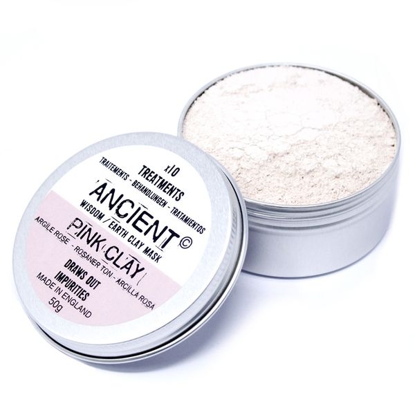 Gezichtsmasker - Roze Klei Poeder - 50gr