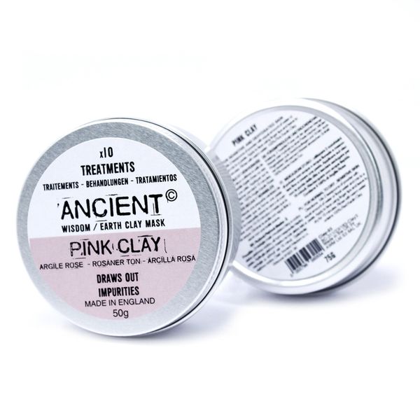 Gezichtsmasker - Roze Klei Poeder - 50gr