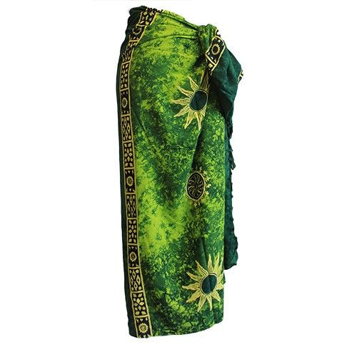 Balinese Sarongs - Zon Symbolen (4 verschillende kleuren)