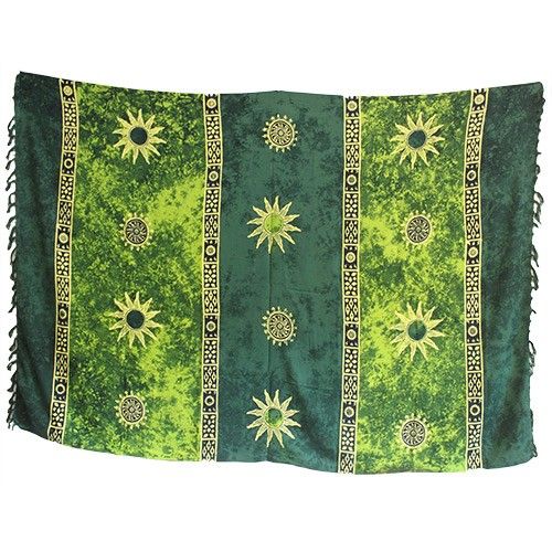 Balinese Sarongs - Zon Symbolen (4 verschillende kleuren)