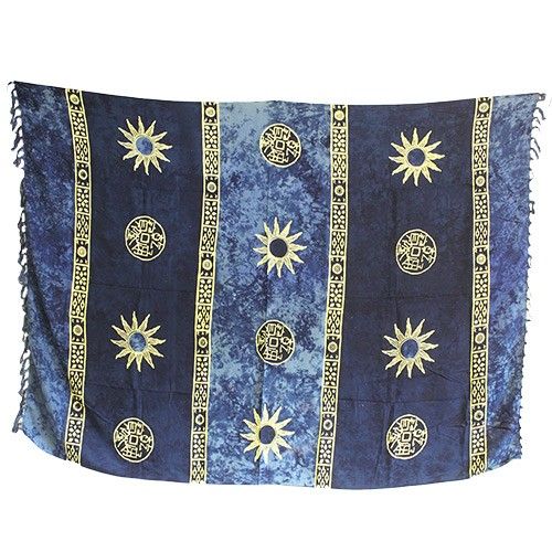 Balinese Sarongs - Zon Symbolen (4 verschillende kleuren)