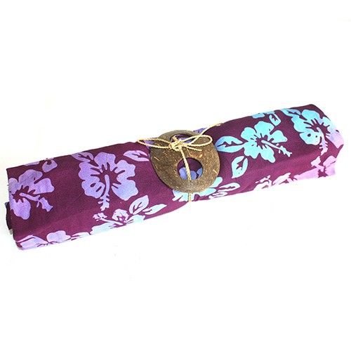 Bali Blokprint Sarong - Orchideeën - (4 verschillende kleuren)