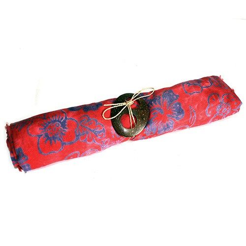 Bali Blokprint Sarong - Tropisch - (4 verschillende kleuren)