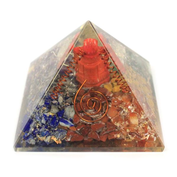 Orgonite Piramide - Large - 70mm - Ganesh