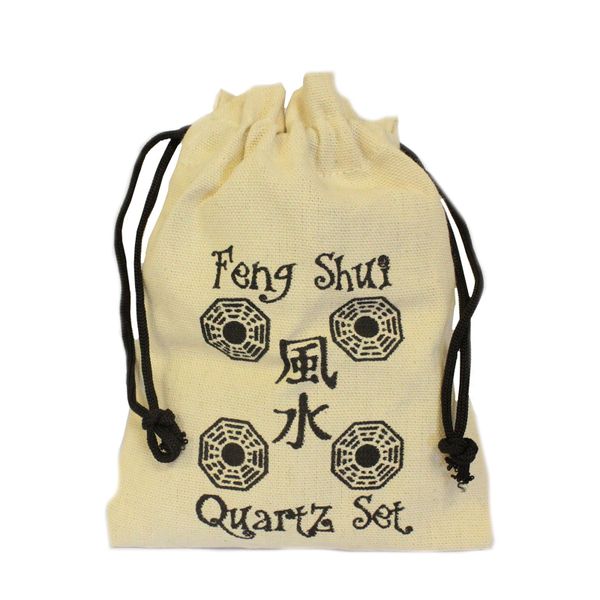 Feng Shui Vierdelige Set Natuurlijk Kwarts