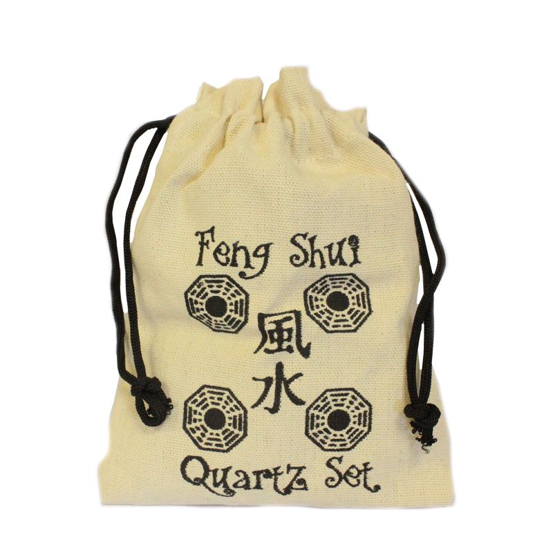 Feng Shui Vierdelige Set Natuurlijk Kwarts