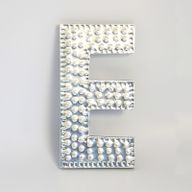 Sm Arty Aluminum Brieven - E