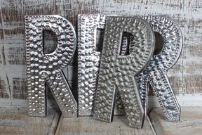 Sm Arty Aluminum Brieven - R