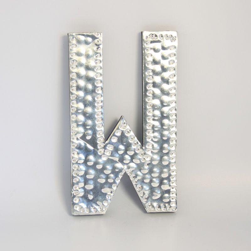Sm Arty Aluminum Brieven - W