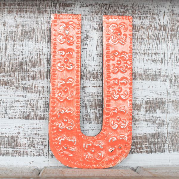 Letter "U" - Assorted Colours - 15cm
