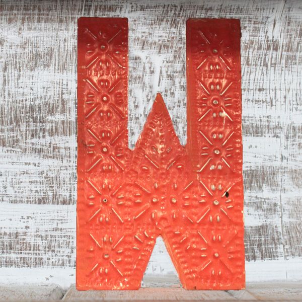 Letter "W" - Assorted Colours - 15cm
