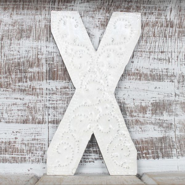 Letter "X" - Assorted Colours - 15cm