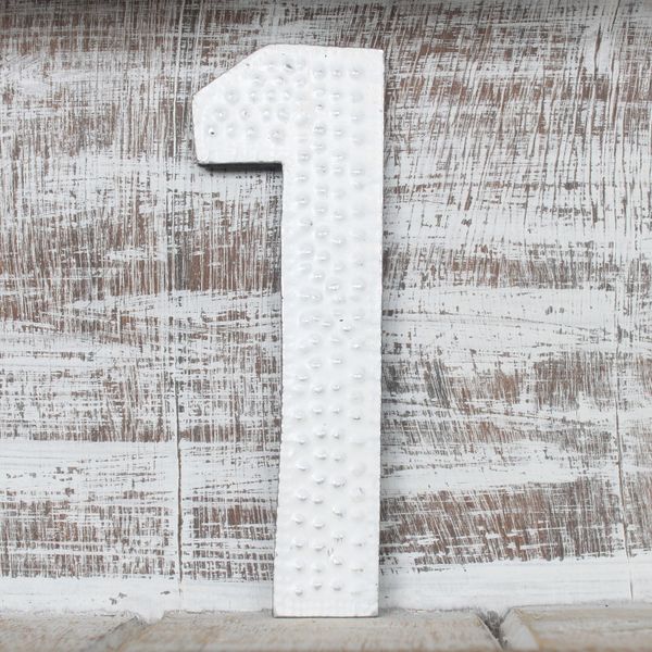 Number "1" - Assorted Colours - 15cm