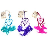 Bali Droomvangers - Klein Hart - Turkoois/Roze/Paars