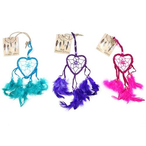 Bali Droomvangers - Klein Hart - Turkoois/Roze/Paars