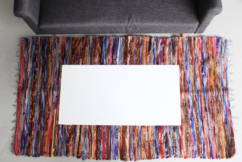 Indiase Fluwelen Tapijt - Large - 105x185cm