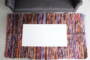 Indiase Fluwelen Tapijt - Large - 105x185cm