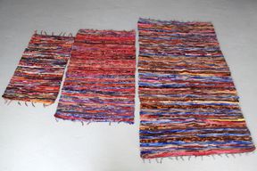 Indiase Fluwelen Tapijt - Large - 105x185cm