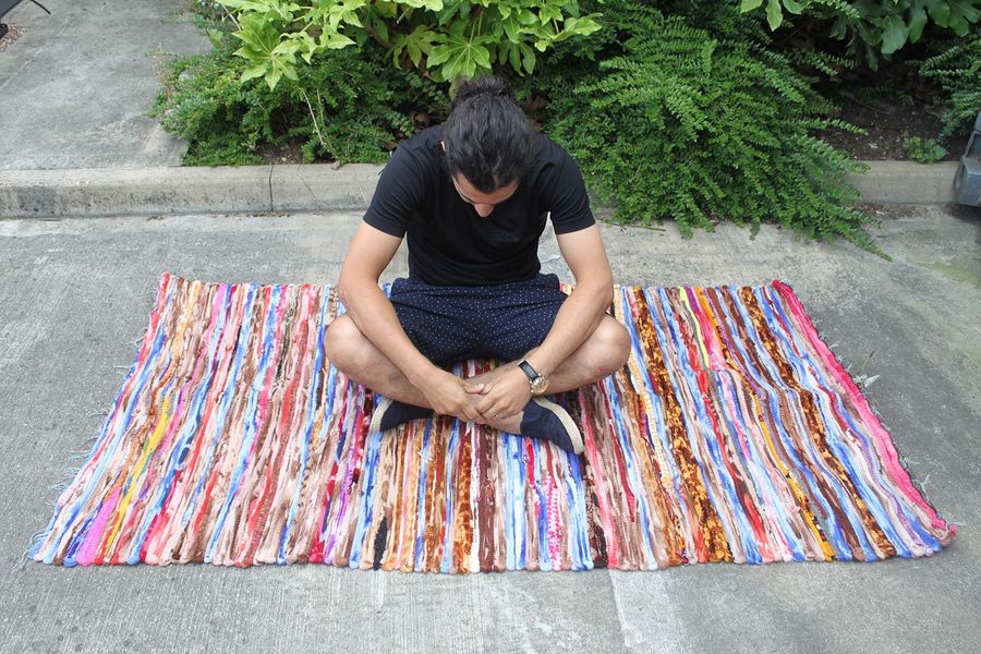 Indiase Fluwelen Tapijt - Large - 105x185cm