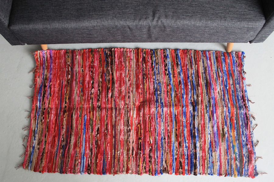 Indiase Fluwelen Tapijt - Medium - 128x75cm