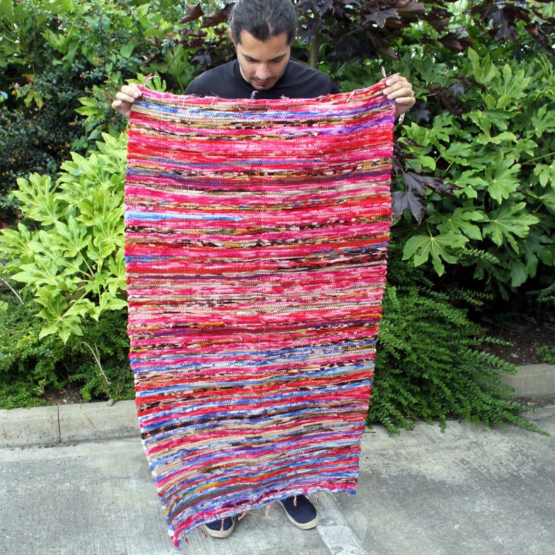 Indiase Fluwelen Tapijt - Medium - 128x75cm