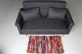 Klein Fluweel Tapijt - 50x90cm
